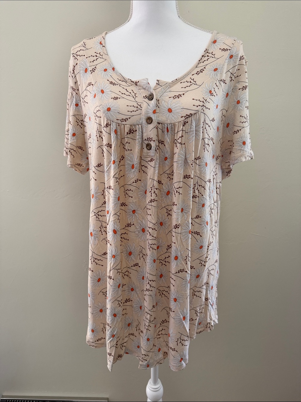 Popyoung Women's 2XL Short Sleeve Top